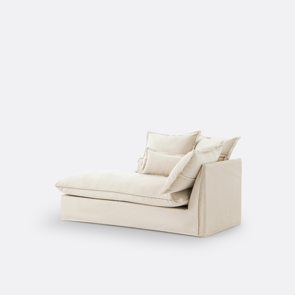 LA REDOUTE INTERIORS<br>Poltrona, à esquerda, em veludo, Odna