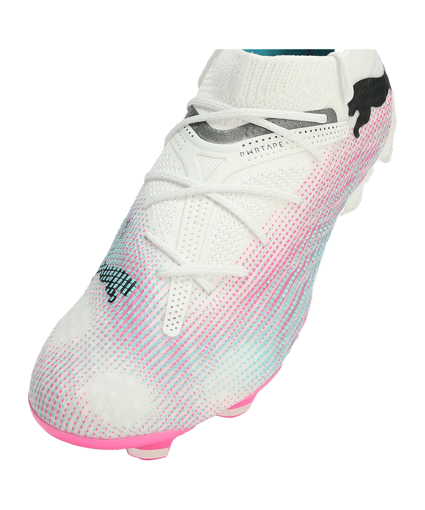 PUMA FUTURE 7 Ultimate Low FG/AG Phenomenal Weiss Schwarz Pink F01