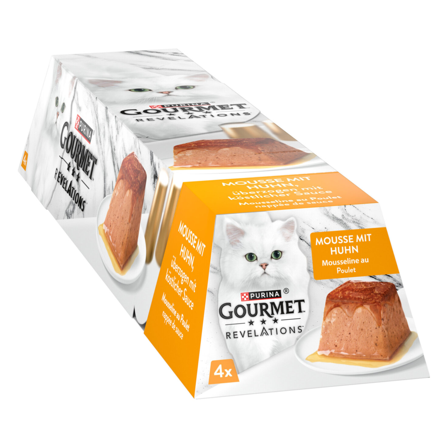 Gourmet Revelations Katzenfutter Mousse Huhn 4x57g