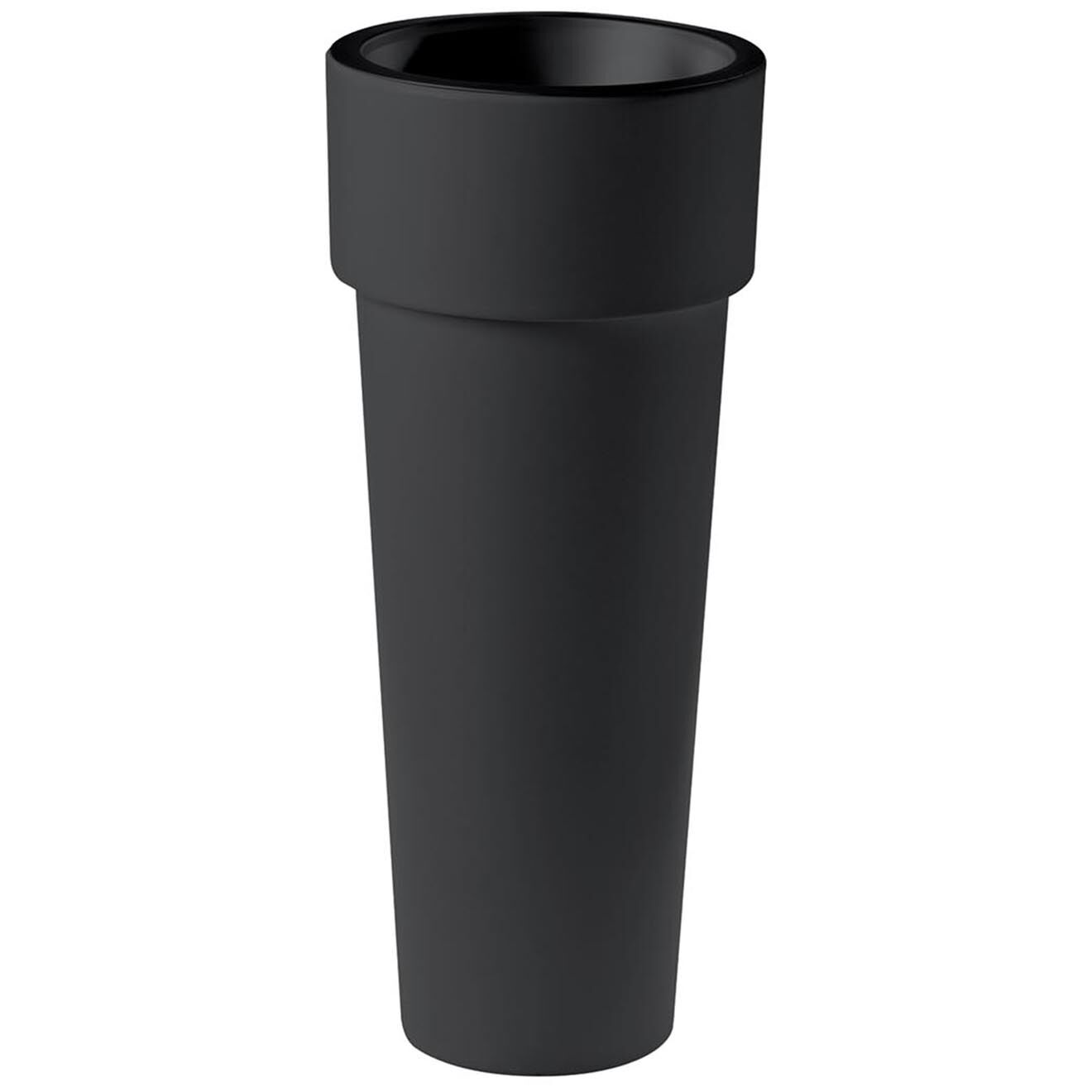Serralunga Pot Marcantonio Design par Nat Wave anthracite - D.39x90 cm