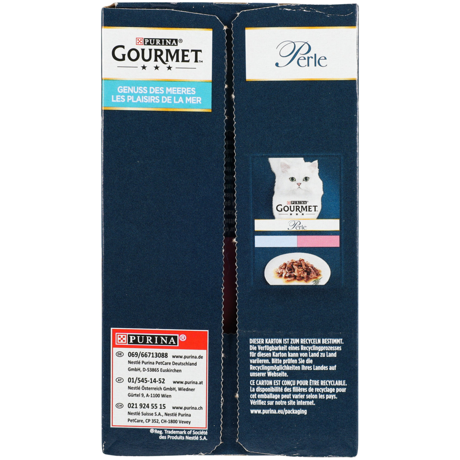 Gourmet Perle Genuss des Meeres Fisch 12x85g