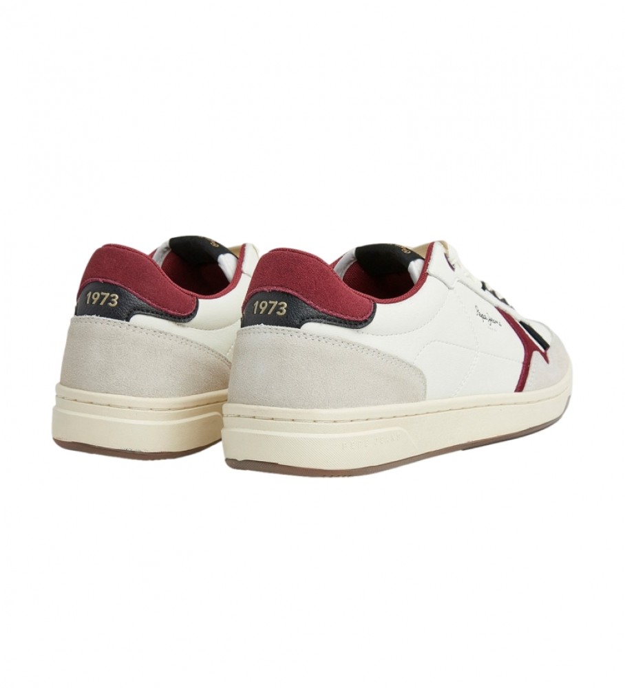 Tênis Pepe Jeans Kore Vintage de Couro Branco