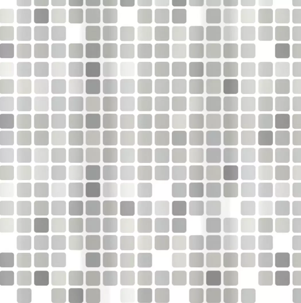 Duschvorhang Mosaik 180 x 200 cm