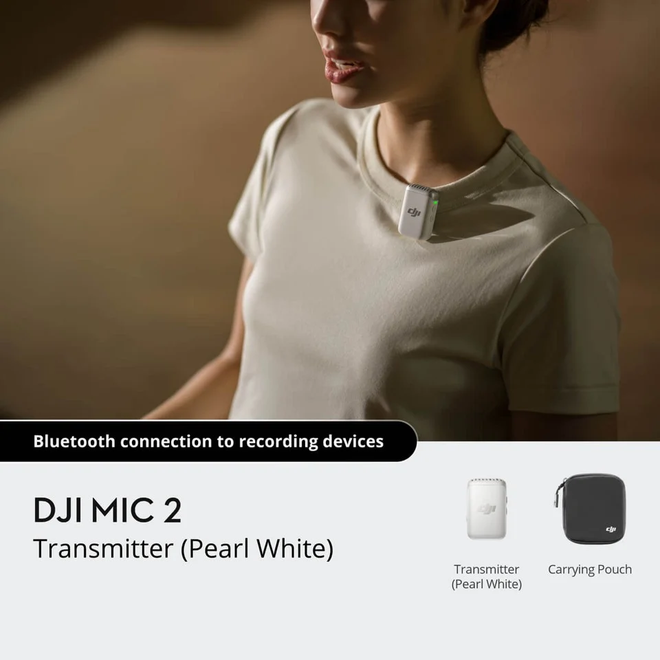 DJI - Mic 2 (1 TX, Platinum White)