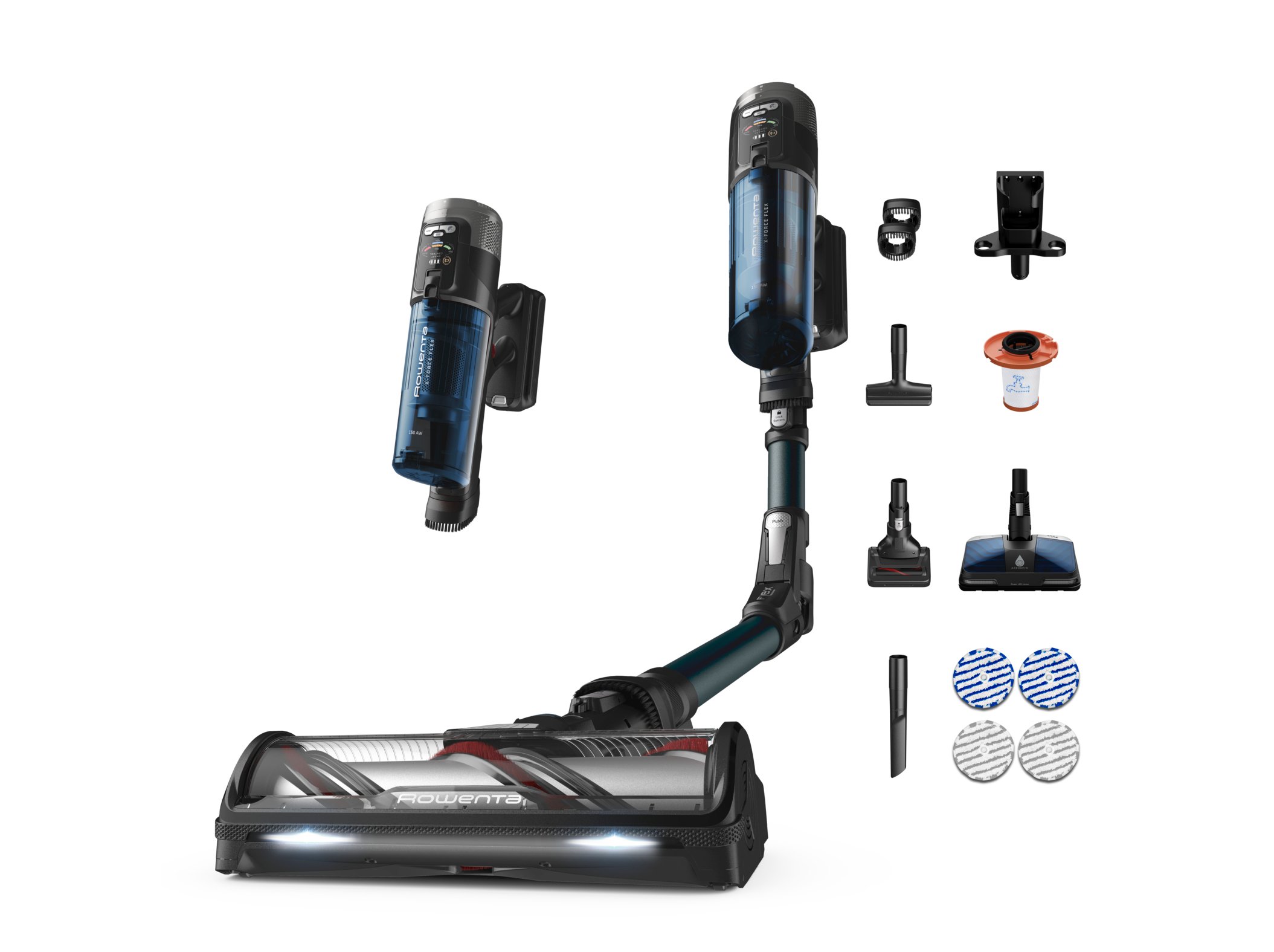 ASPIRADOR VERTICAL ROWENTA RH9AD1WO X-FORCE 13.60 AN AQUA