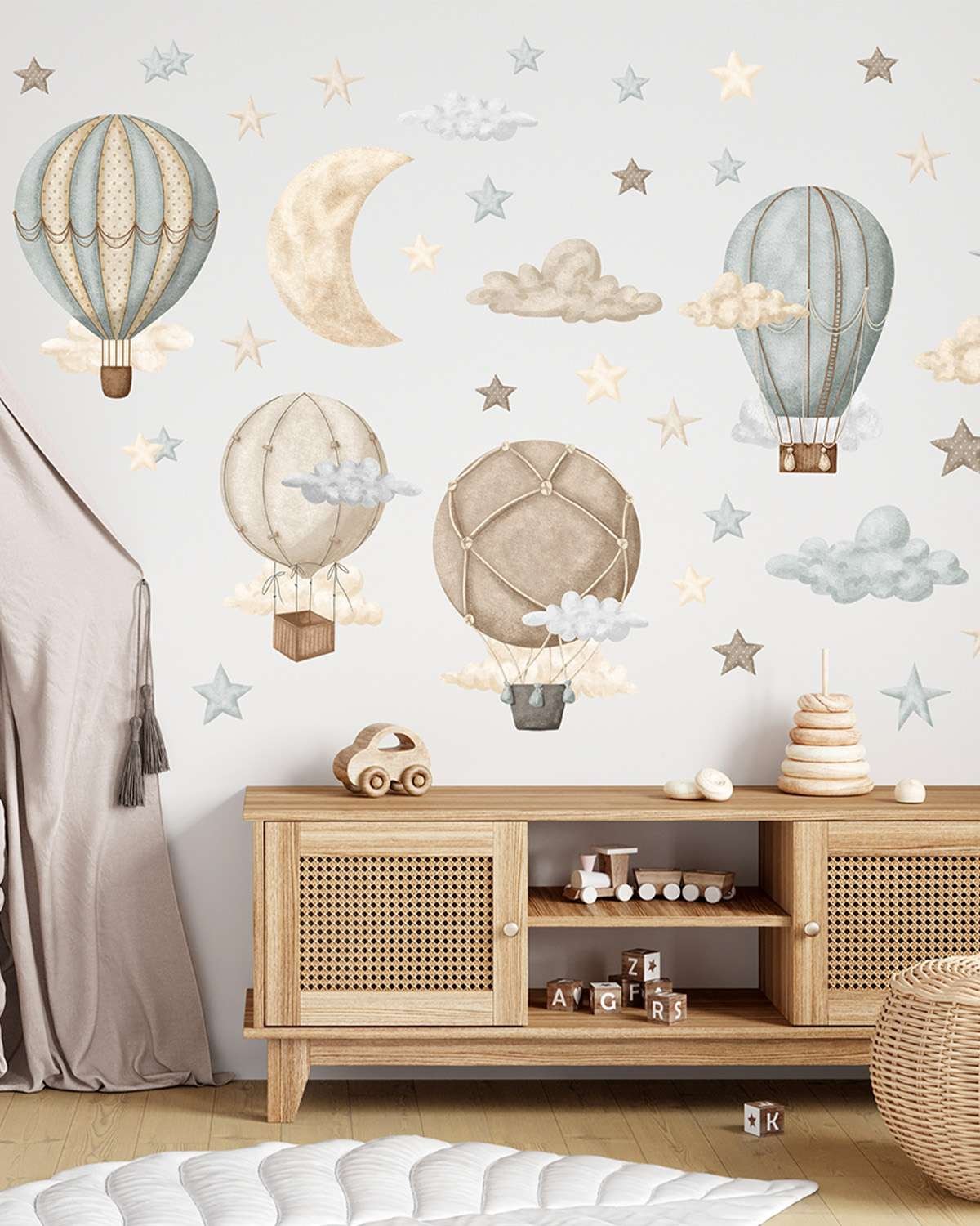 Wallstickers Luftballong – ØKO Veggklistremerker Barnerom – 42pk