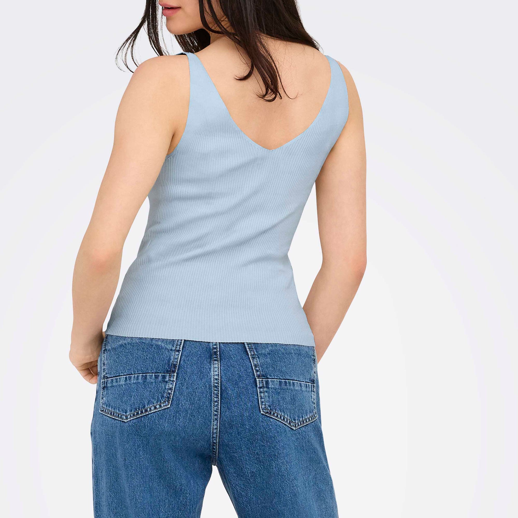 Top Femme bleu ciel
