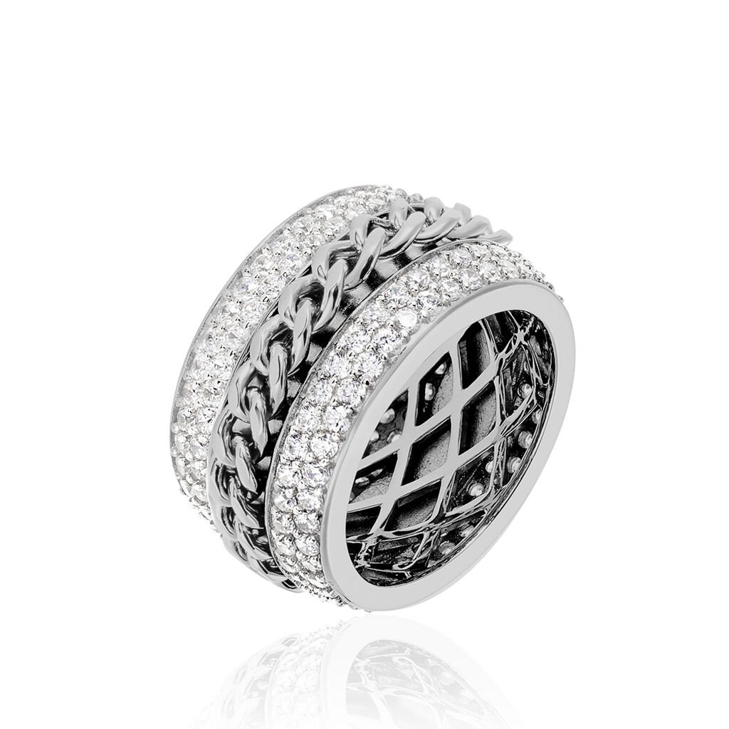 Bague Mariano Argent Blanc Oxyde De Zirconium