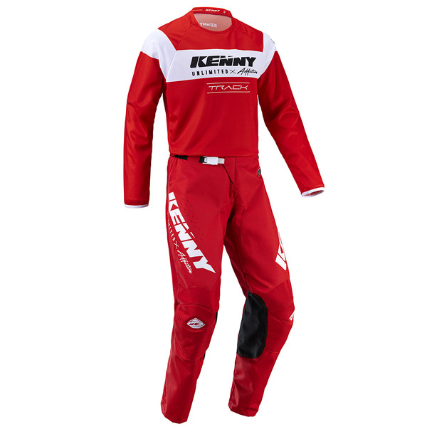 Kenny - Maillot Track Raw - 2022 Rouge / Blanc