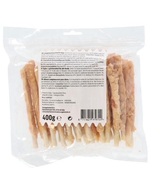 Timo Runder Lollies Met Kip - Hondensnacks - 12 cm 400 g