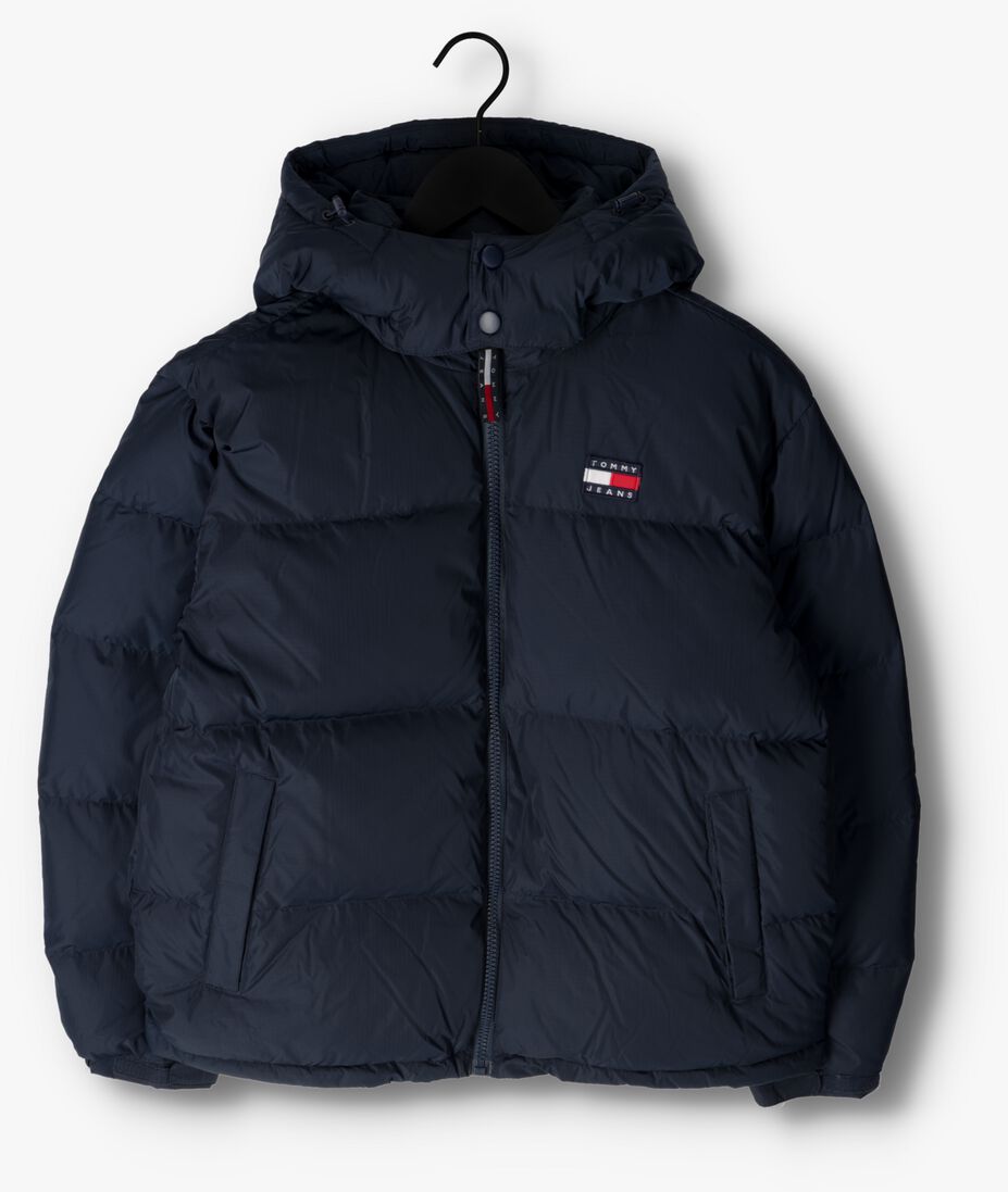 TOMMY JEANS donkerblauwe tommy jeans gewatteerde jas tjm alaska puffer