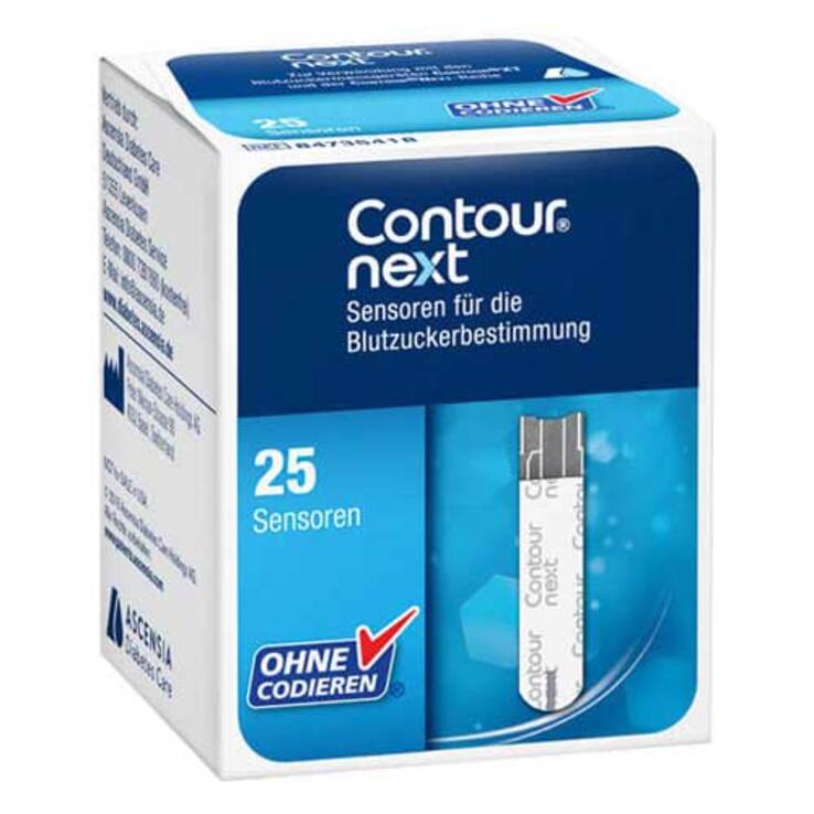 Contour next Sensoren Teststreifen, 1X25 St
