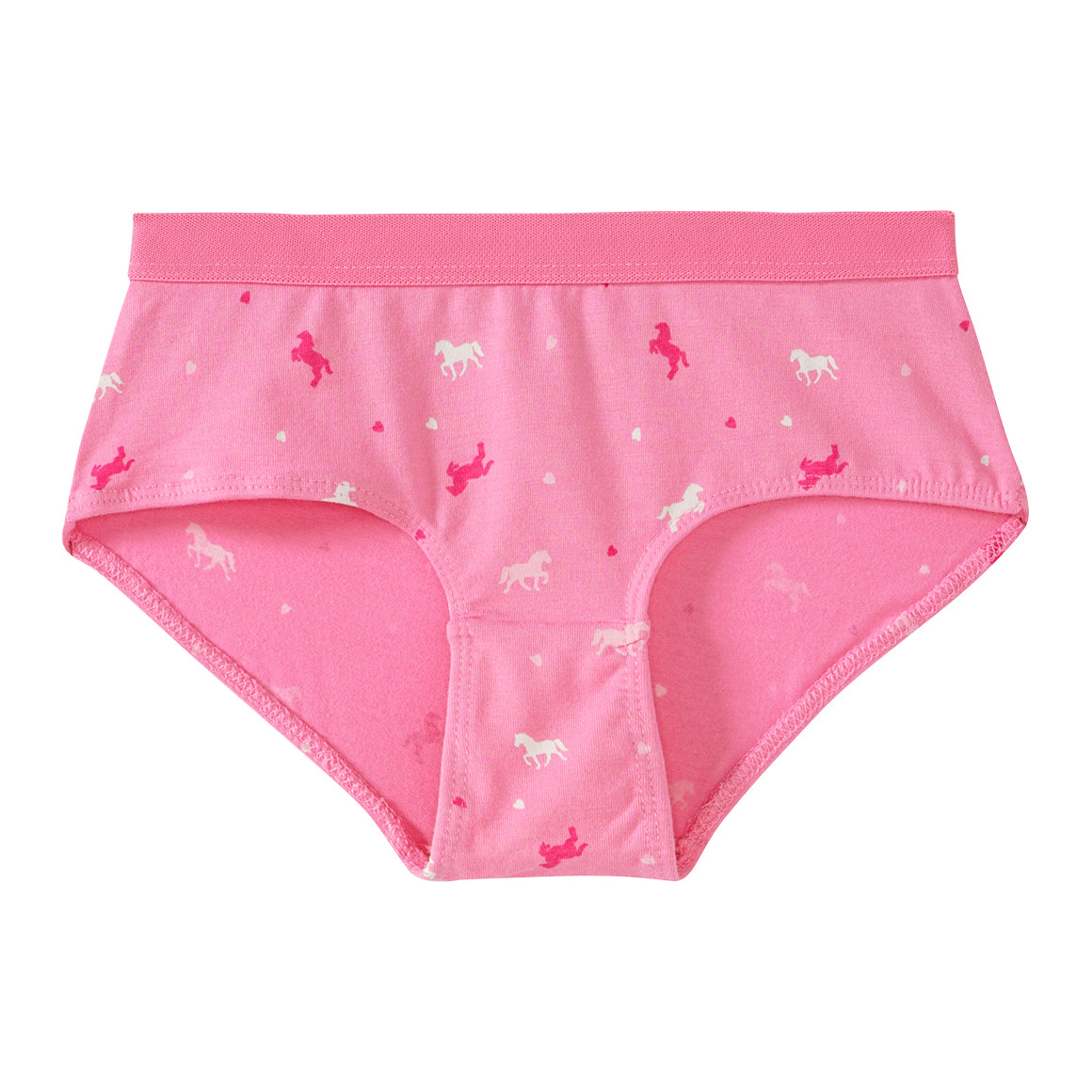 Yigga 5 Mädchen Pantys mit Pferde-Motiven dunkelblau / pink / helllila
