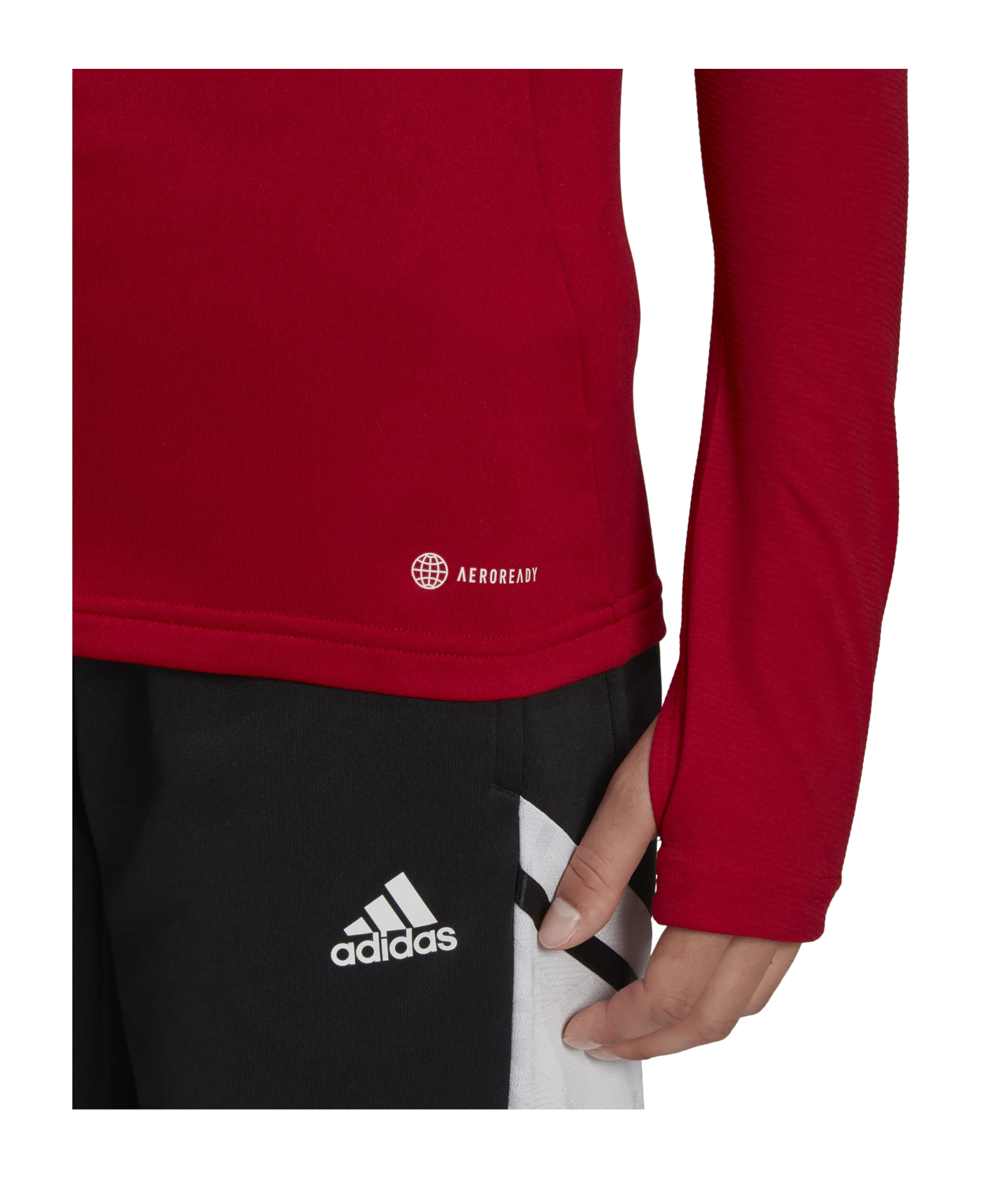 adidas Condivo 22 HalfZip Sweatshirt Damen Rot