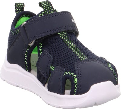 Superfit Wave Sandaler, Blå/Lysegrønn