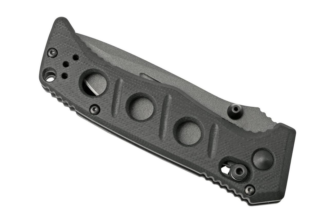 Benchmade 273GY-1 Sibert Mini Adamas Black G10, Tungsten Grey zakmes, Shane Sibert design