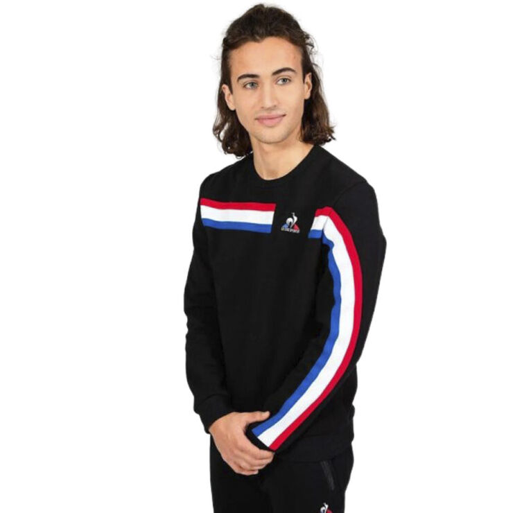 Le Coq Sportif tricolor sweatshirt Ingen
