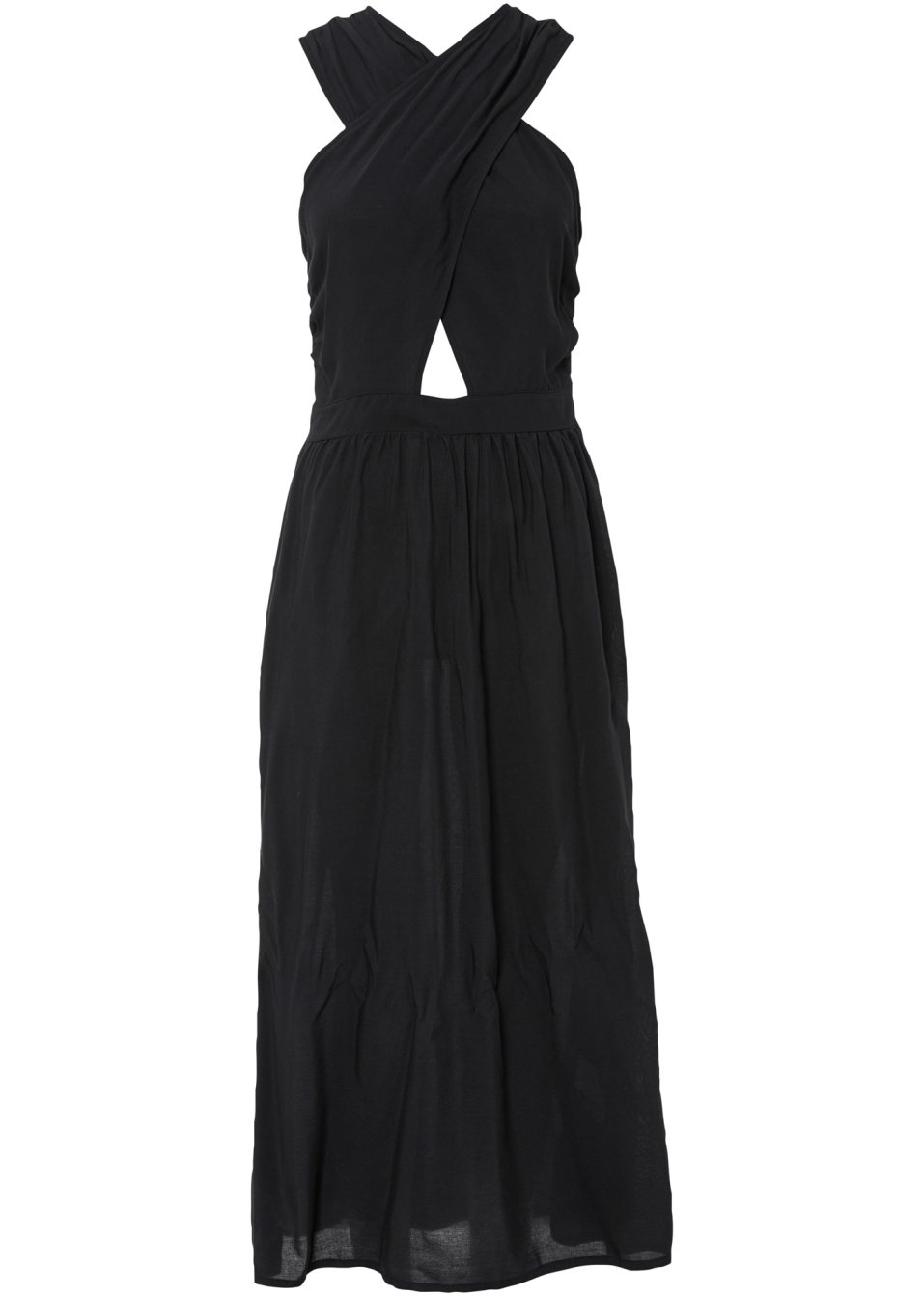 Robe longue avec découpe