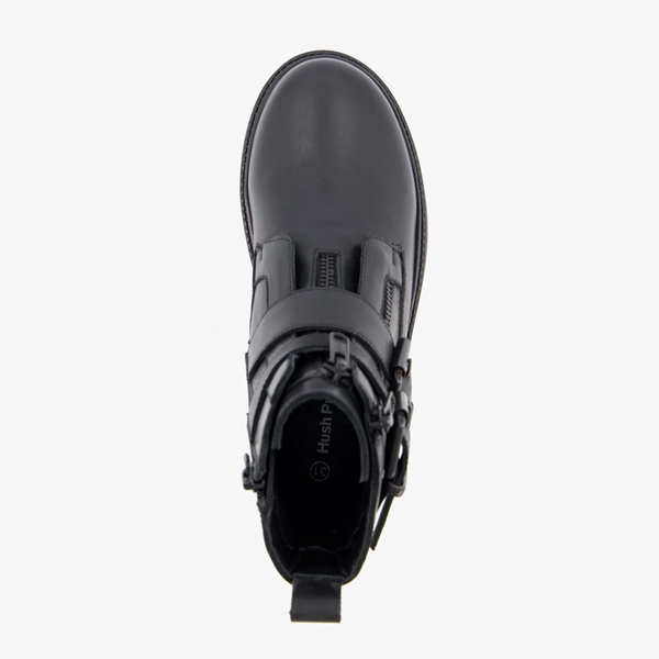 Groot leren meisjes biker boots