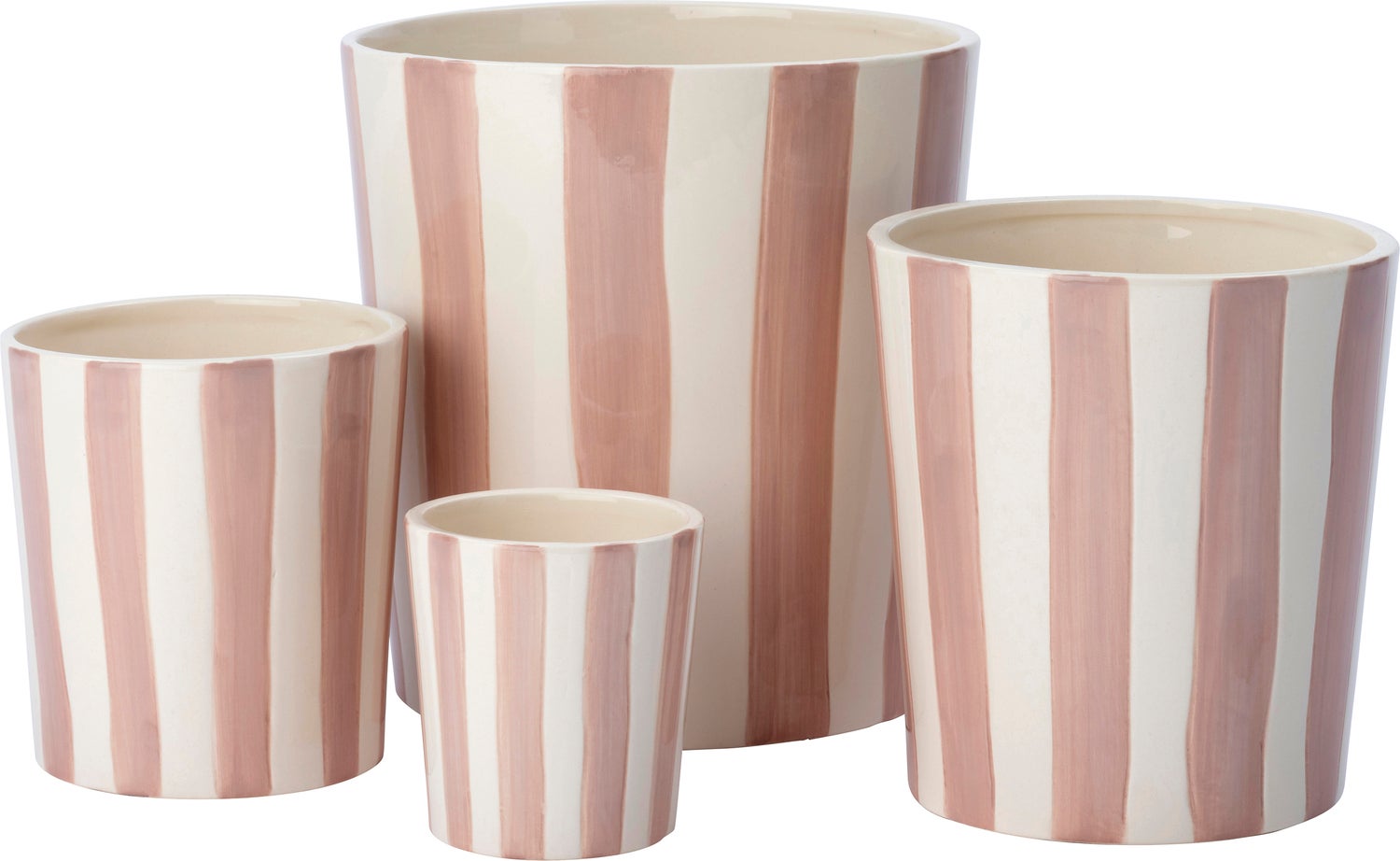 Intratuin bloempot Jake wit / roze D 8 H 9 cm