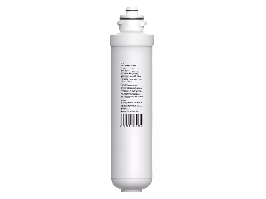 Filtre post charbon actif pour fontaine à eau LIMAN