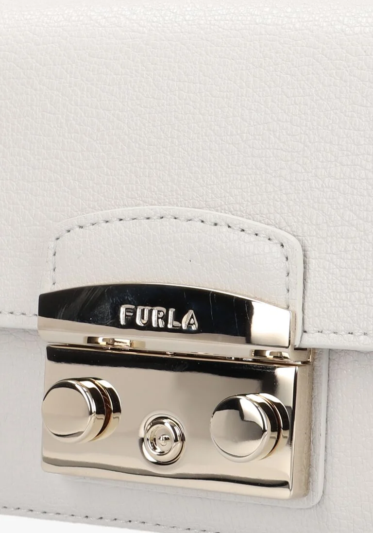 FURLA beige furla schoudertas metropolis mini c.body webbing