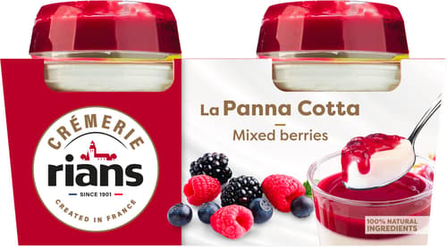 Rians Panna Cotta Rote Früchte