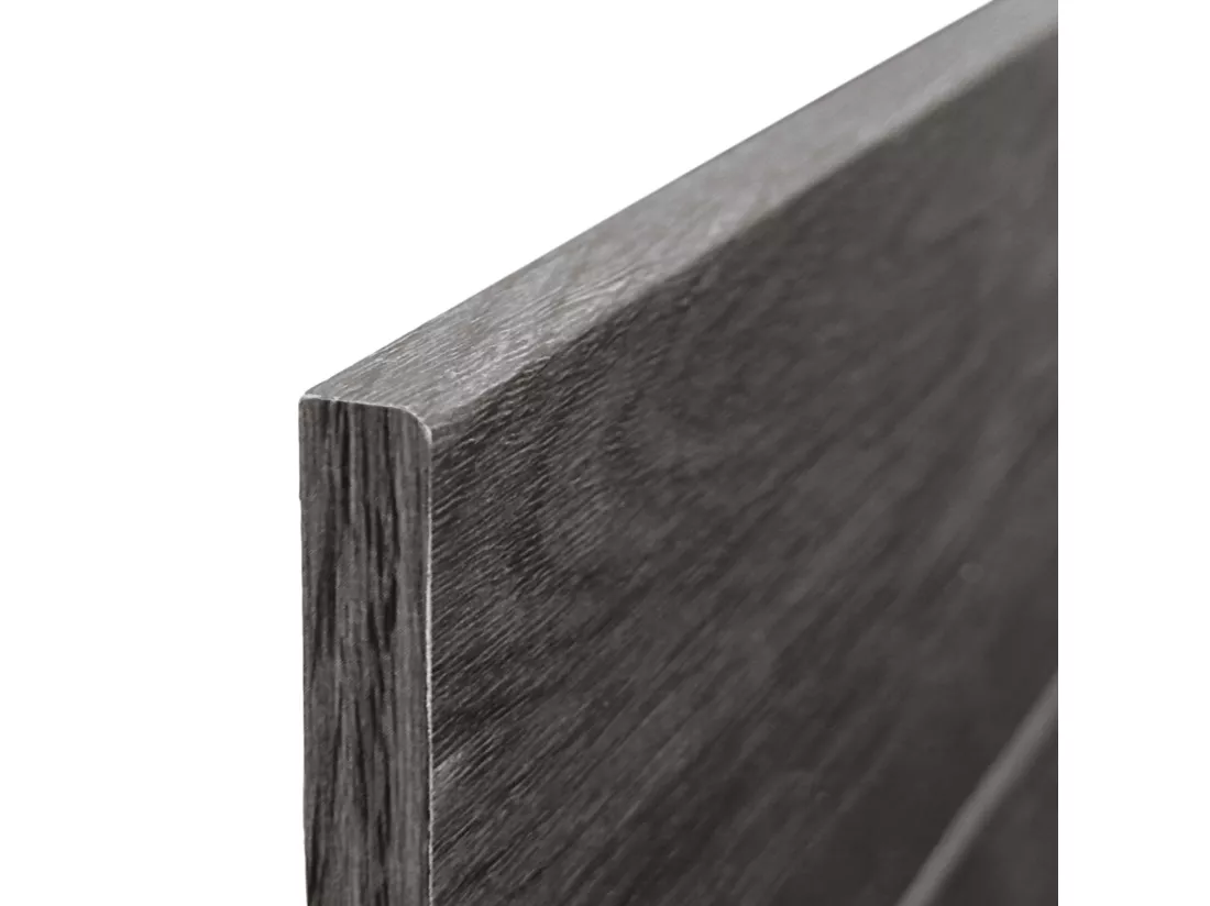 DHOME Tête de lit en bois recyclé DM Style Palette Horizontale 160x46cm Lits 150/160 - Bois Cendre