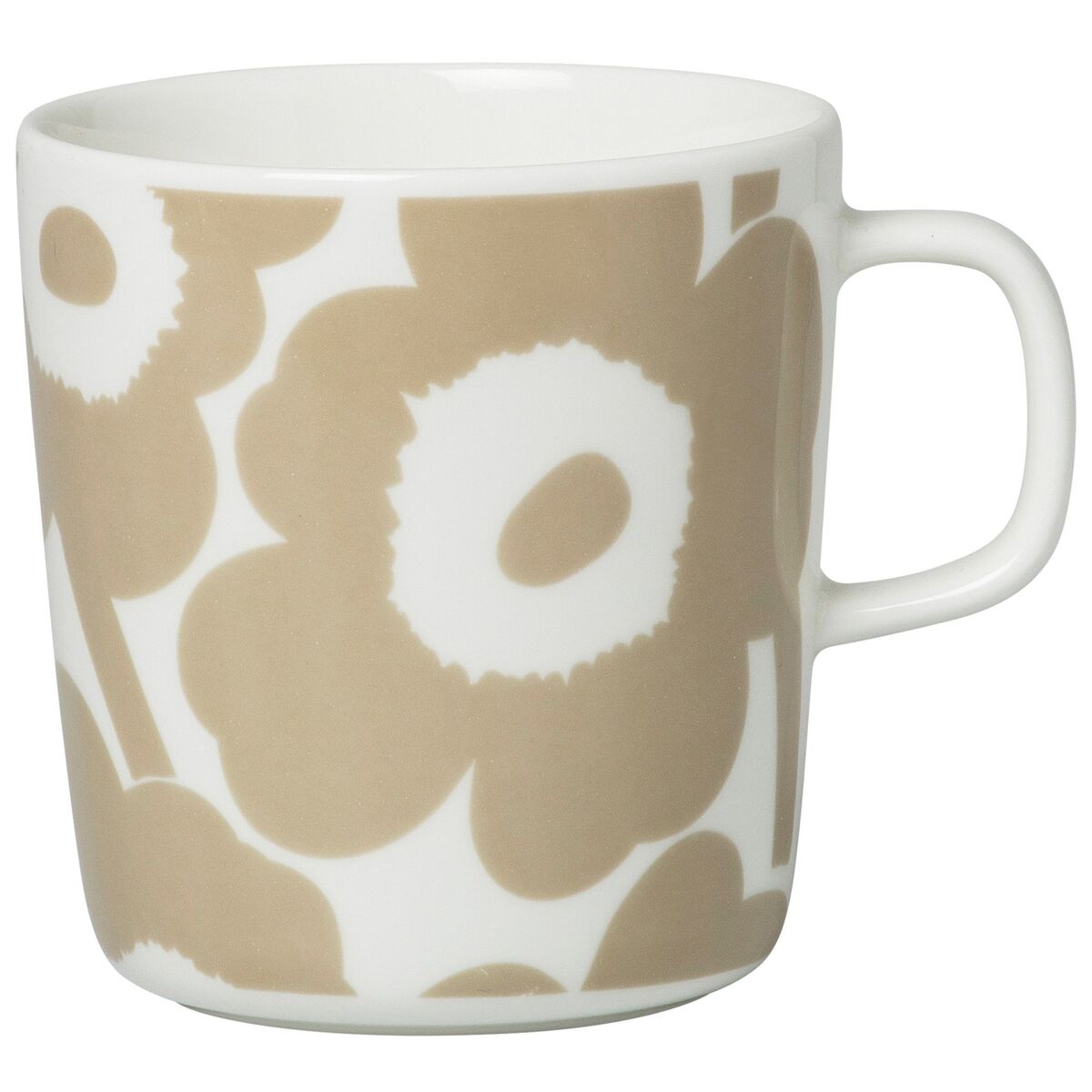 OIVA krus, 4 dl, unikko/beige