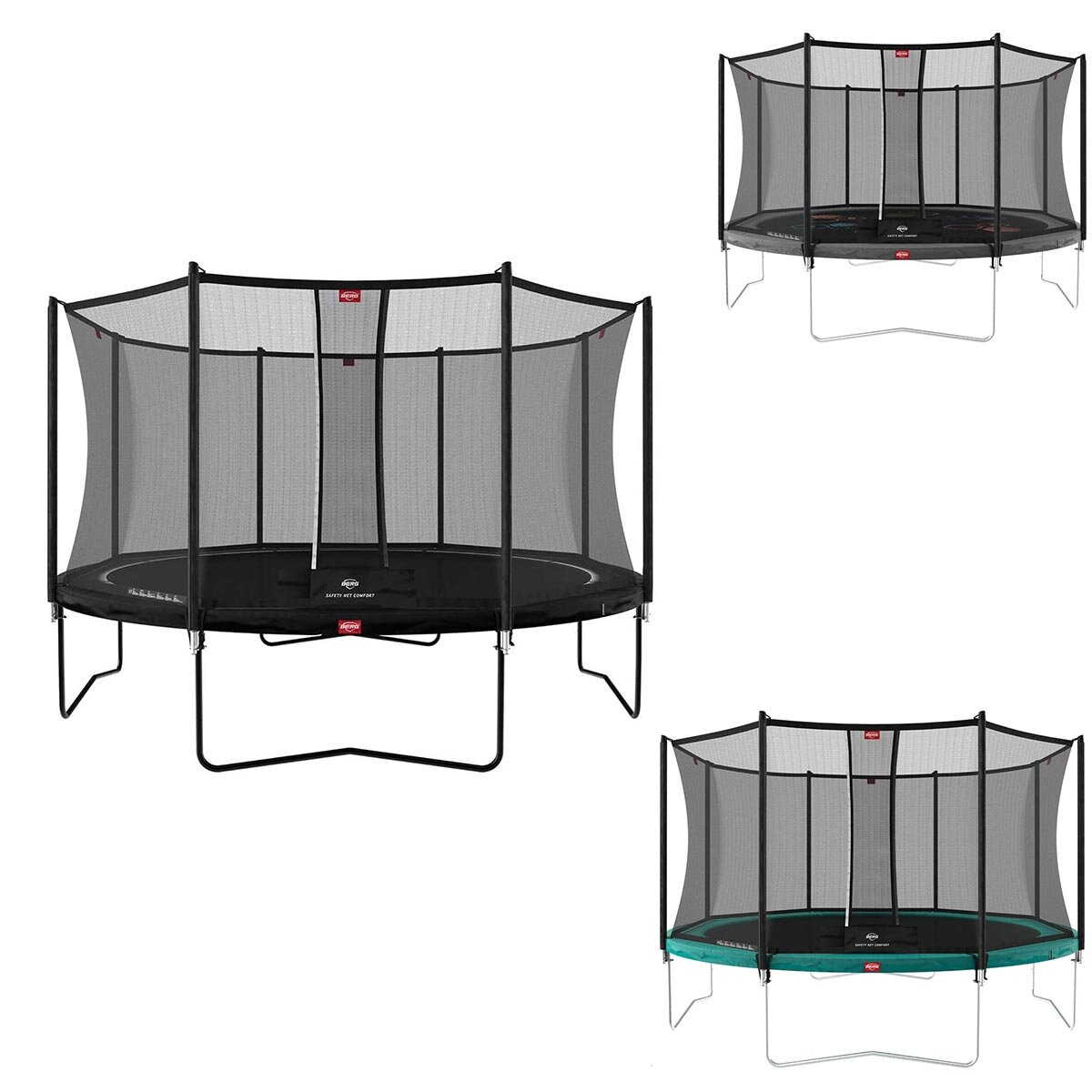 Bergtoys Berg Favorit Trampolin - Regular + Safety Net Comfort