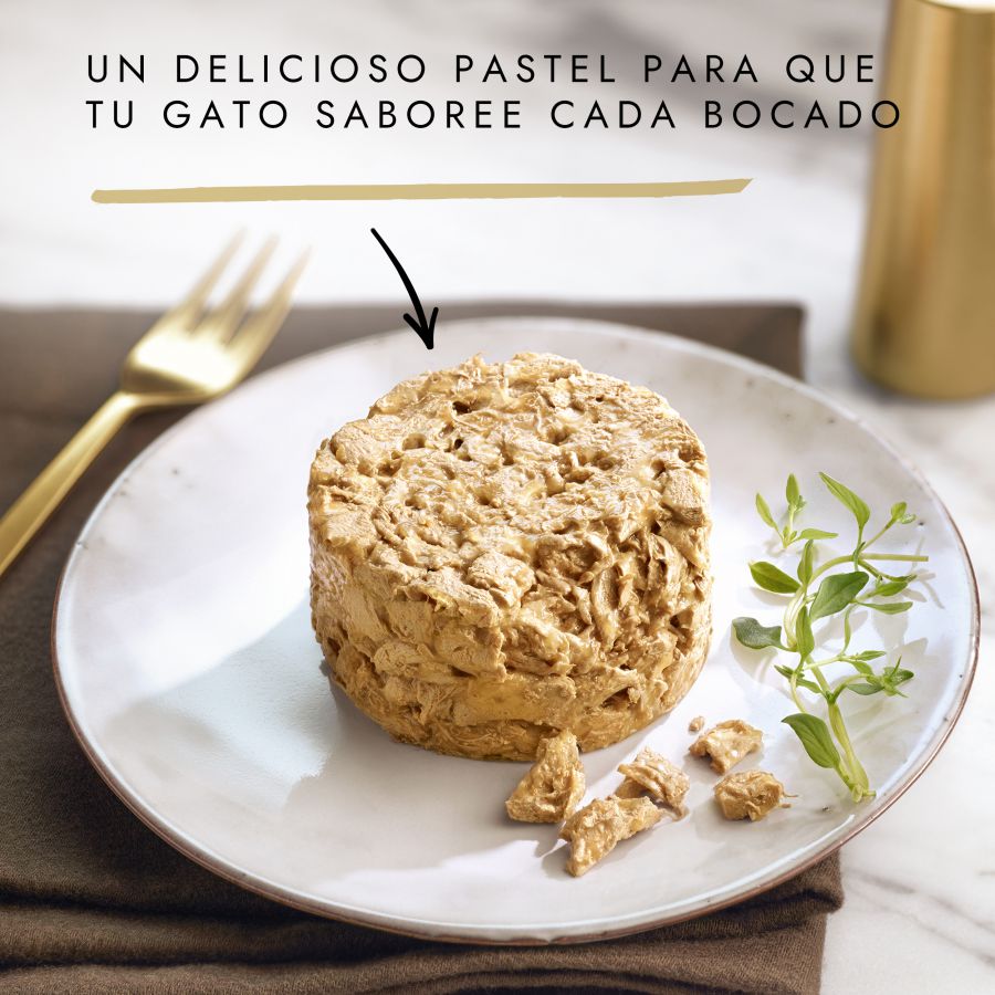 Gourmet Gold Pastel de Carne lata para gatos