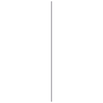 StoreMax rail t.b.v. H20/H40 metaal zilver 180x3,1x2,4 cm