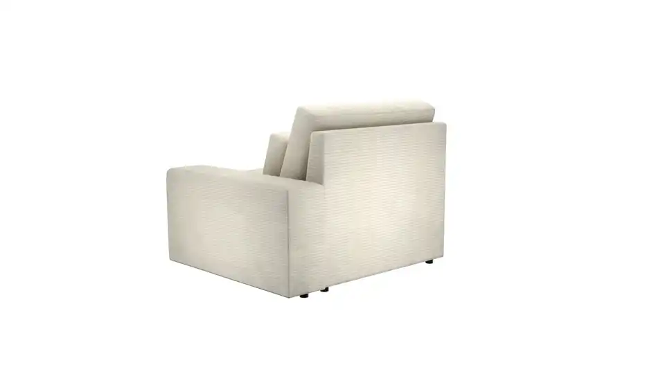 Element Branna Beige Cordstoff mit Armlehne rechts