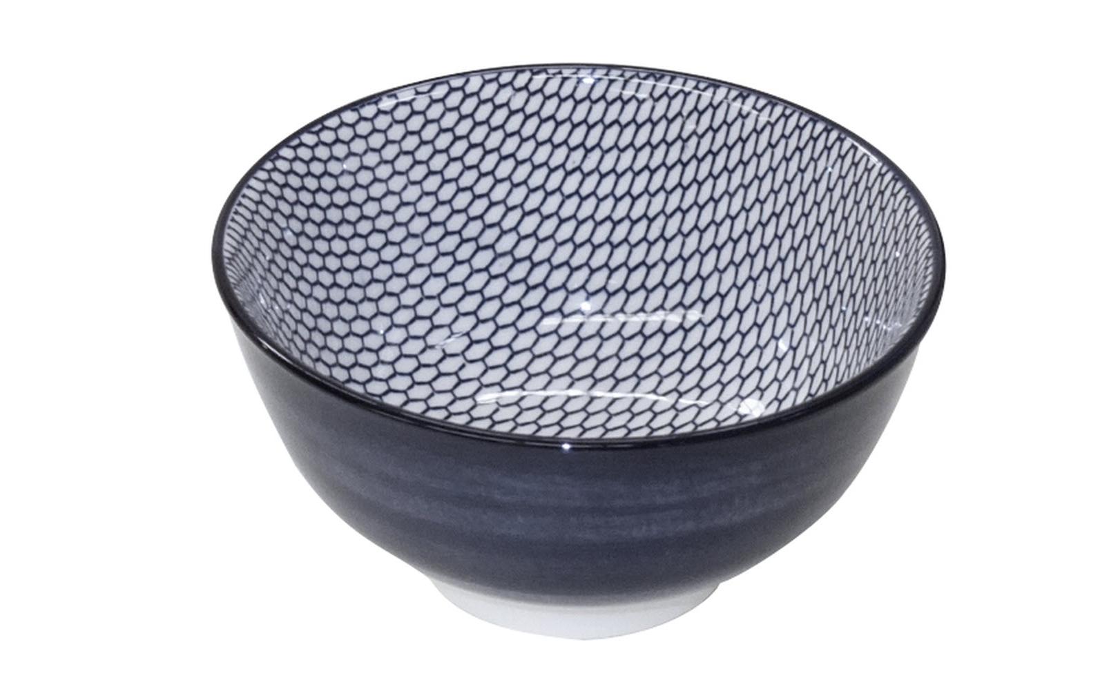 Schale Zen Kacheln Ø 12 cm, 1 Stück, Blau/WeissSchüssel
