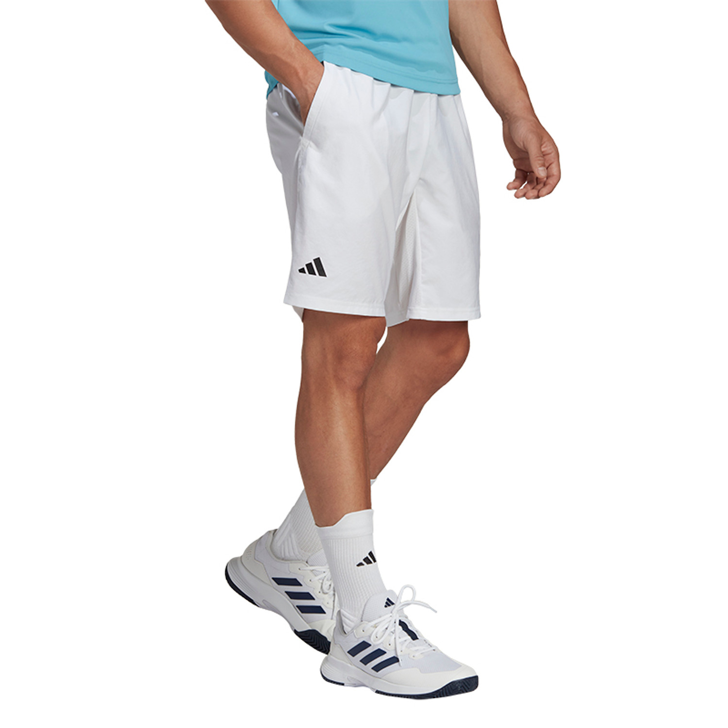 adidas Club 3 Stripes 7 Inch Short
