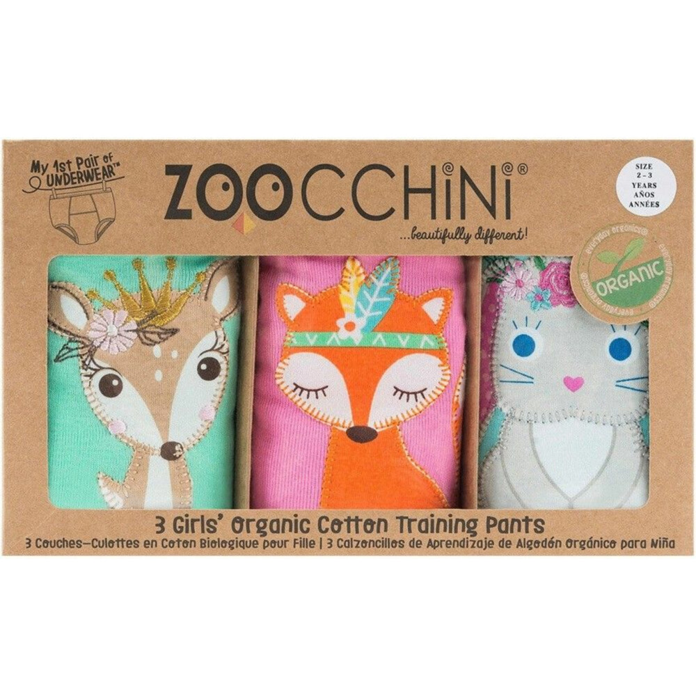 Zoocchini Oefenbroekjes 3-4 jaar Woodland Princesses3 stuks