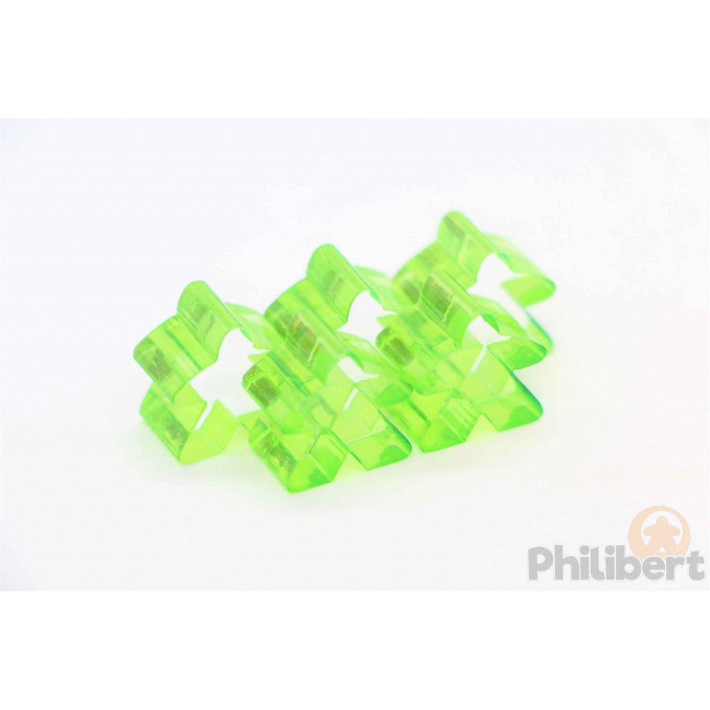 Set de 5 Meeples Transparents