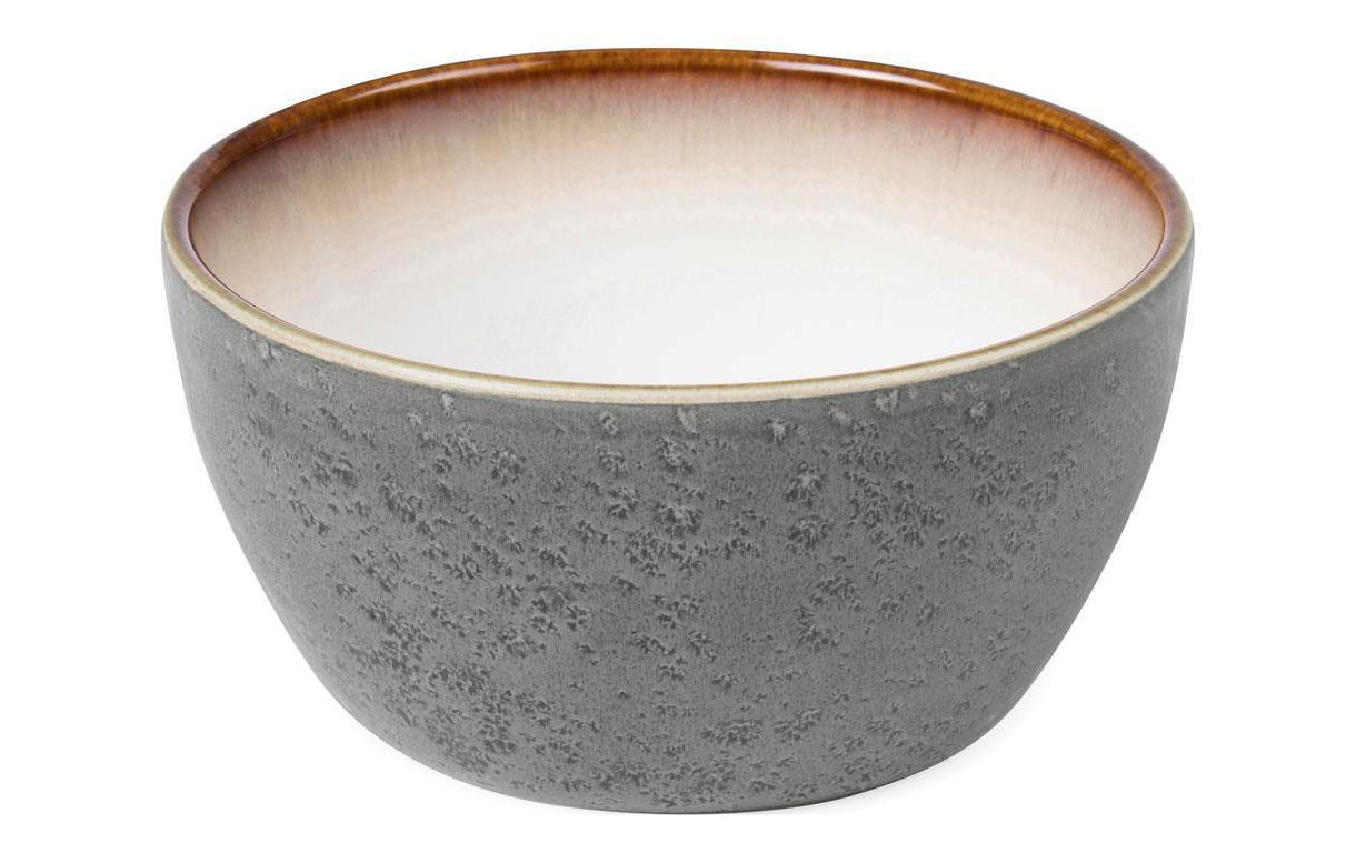 Snackschale 12 cm, 4 Stück, Grau/CrèmeDipschalen aus Steinzeug