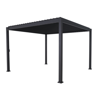 Pergola Deluxe Antraciet 3,6x3,6m