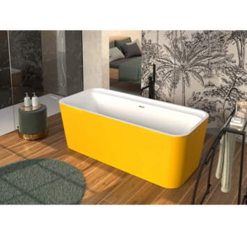 AllibertBad Kolora Vrijstaand Geel Oker Mat 170x78 cm