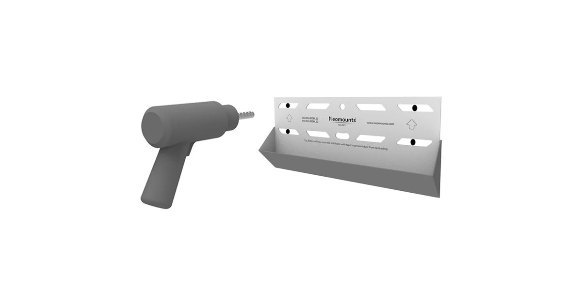 NeomountsSelect WL30S-850BL12 vlakke wandsteun bevestiging  (Zwart)