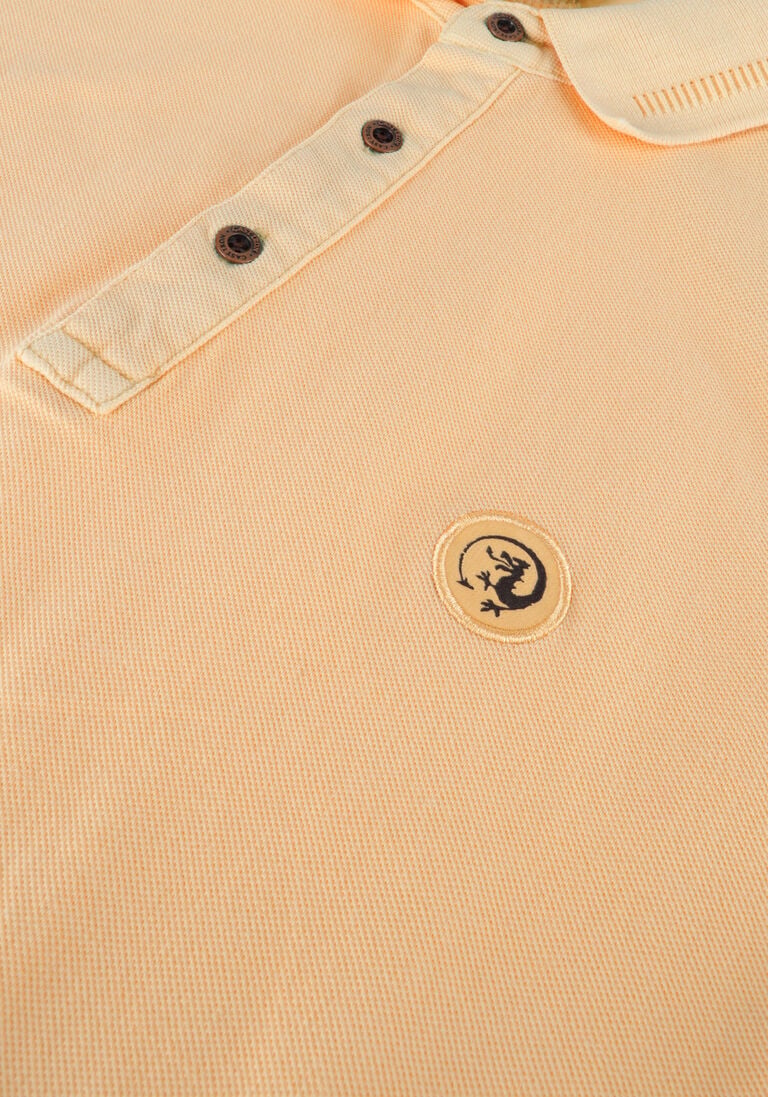 CAST IRON perzik cast iron polo short sleeve polo injected cotton pique