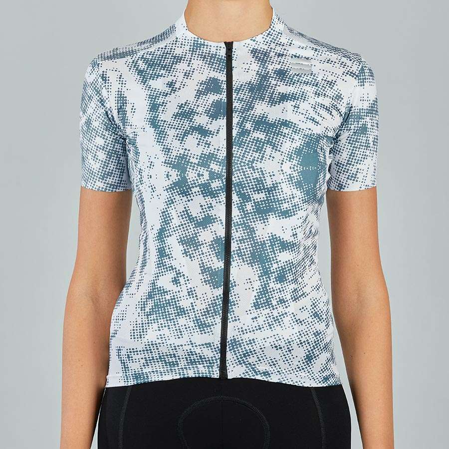 Sportful Escape Supergiara Fietsshirt Korte Mouwen Wit Dames