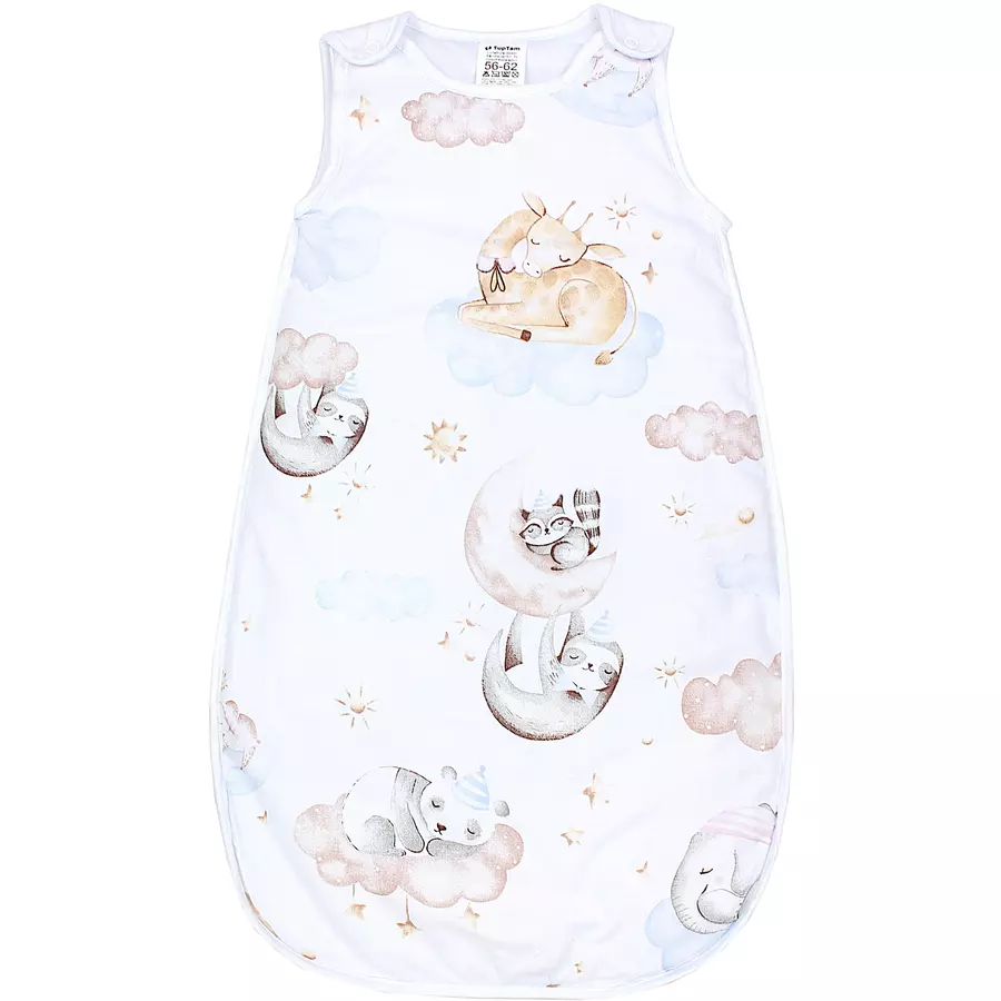 TupTam Baby Ganzjahres Schlafsack Wattiert weiß Modell 1