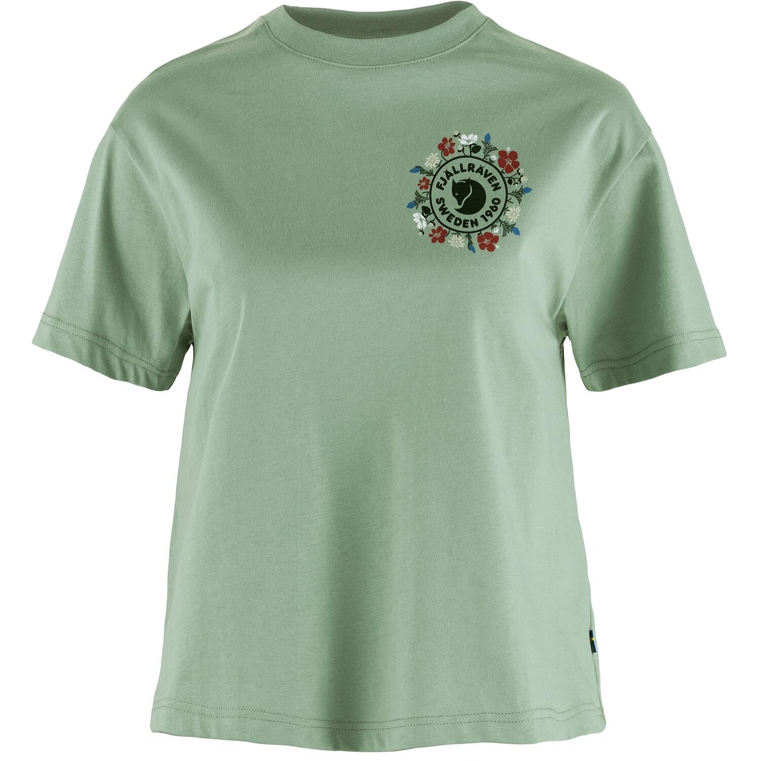Fjällräven Womens Fjällblomster Logo T-shirt