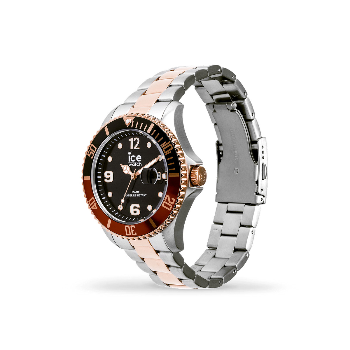 Montre Ice Watch homme acier bicolore