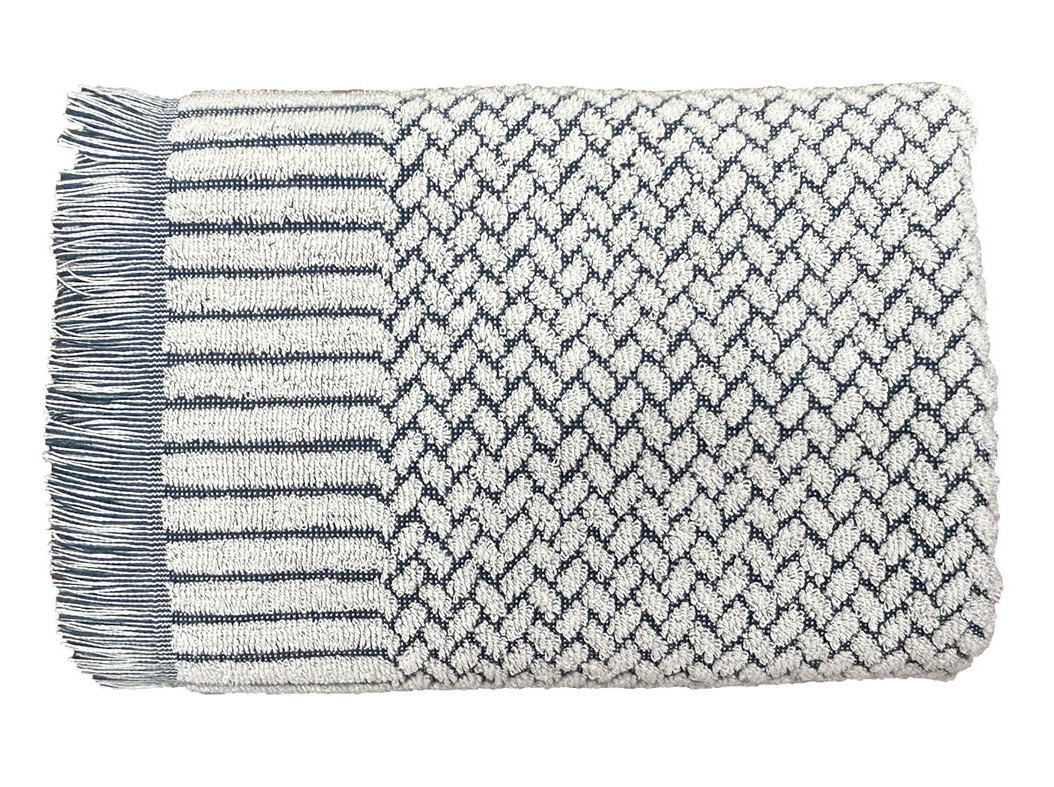 TOALHA DE MÃOS MY HOME CRU / AZUL 500G 50X100CM