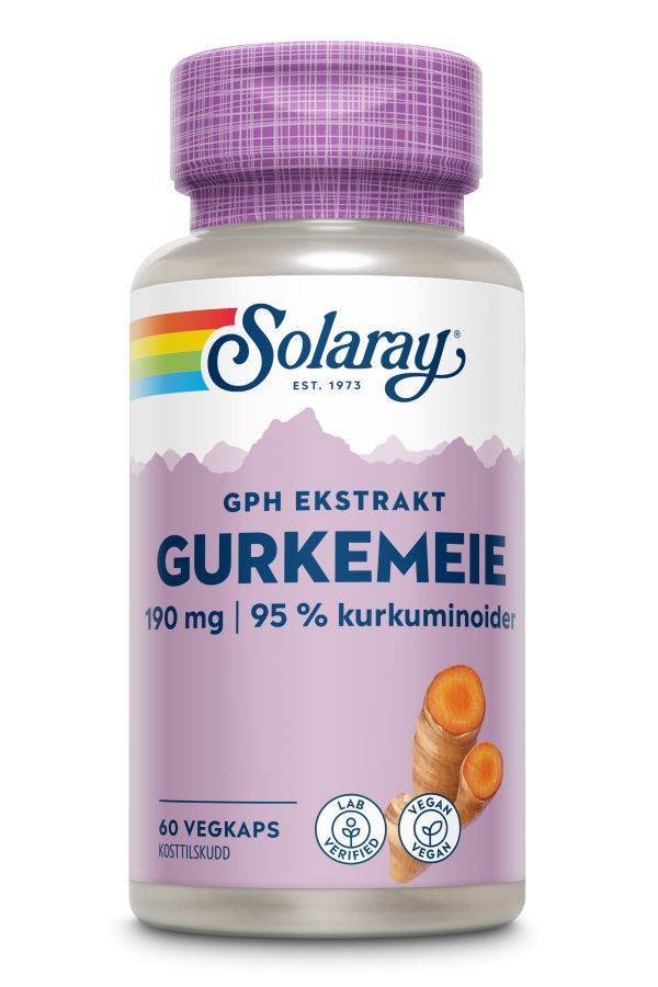 Solaray GPH Gurkemeie 60 kapsler