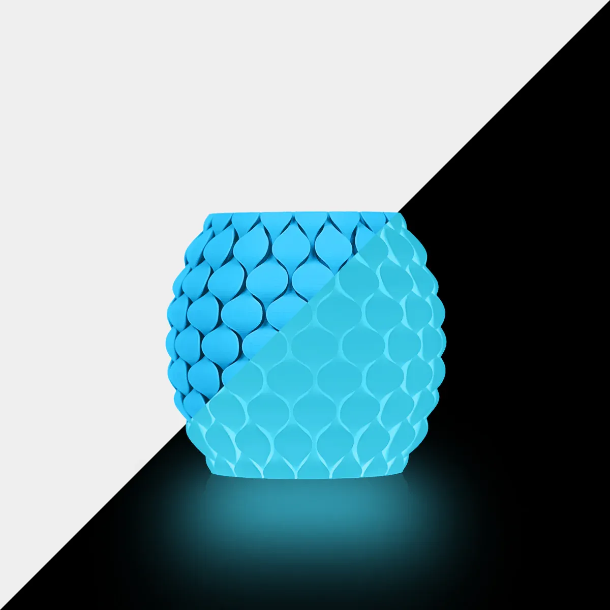 SUNLU  PETG Glow In The Dark Blue, 1,75 mm / 1000 g    Im Dunkeln leuchtendes PETG in Blue