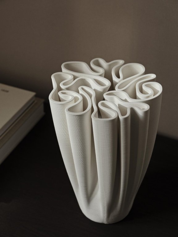 Ferm Living Dedali vaas off white